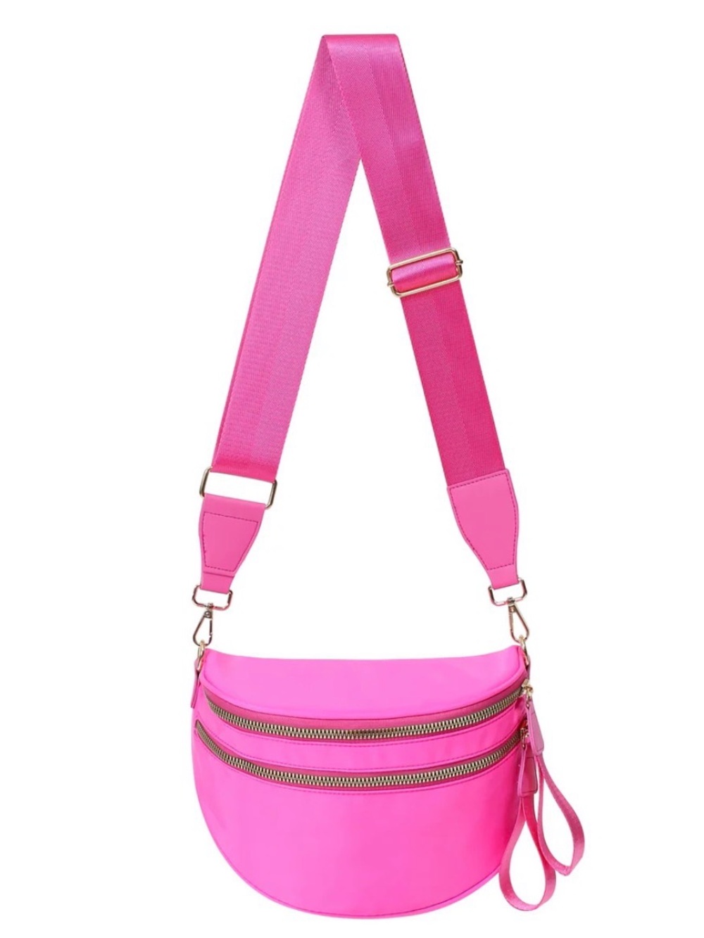 Emmafy Barbie Pink Go Free Crossbody Belt Bag New